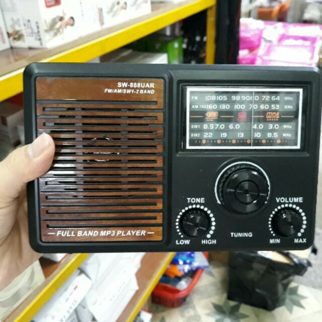 Đài Radio FM DC-999 giả cổ  Bluetooth/USB/TF BH6 tháng CHO ÔNG BÀ -Hàng Chính Hãng