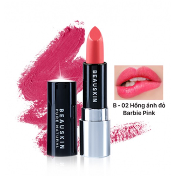 Son lì mềm môi Extra Makeup Matte Lipstick Hàn Quốc 3.5g (B02 - Barbie Pink) + Móc khóa