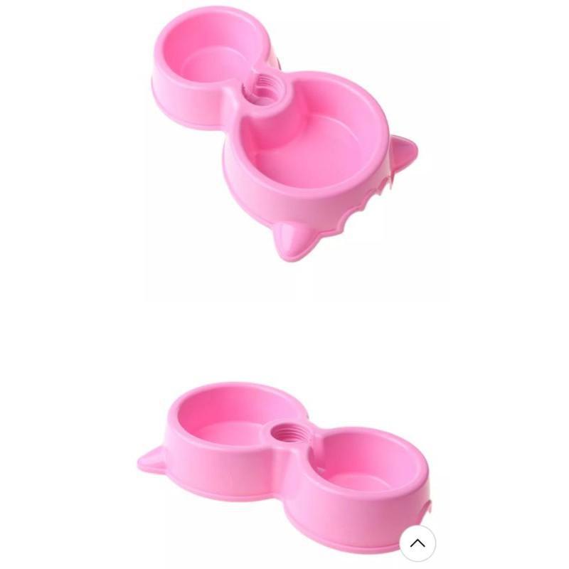 bát đựng thức ăn nước uống tự động cho mèo, khay tự động
