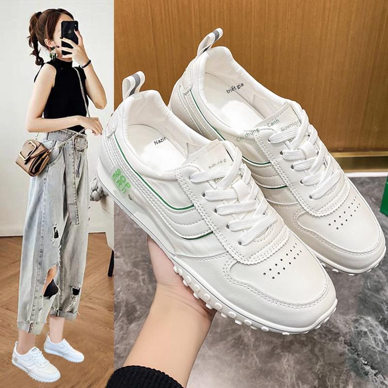 Phong cách mới nhất đôi giày nhỏ màu trắng đôi giày ngoài trời đôi giày chạy hợp thời trang giày hợp thời trang