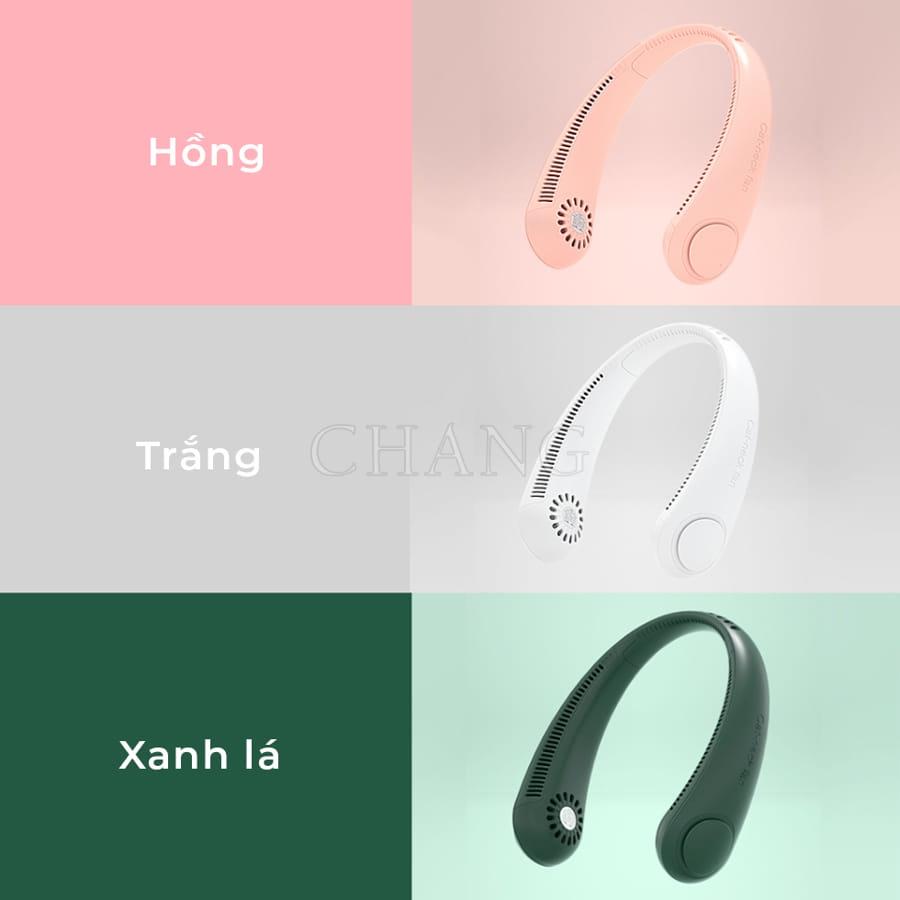 Quạt Đeo Cổ Parrot USB Mini Không Cánh Tiện Lợi, Thời Trang, Kiểu Dáng Thể Thao, Sử Dụng Trong 10H