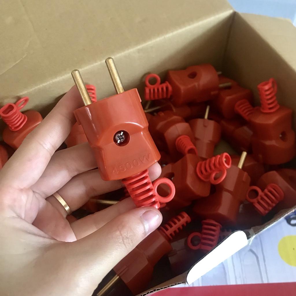 Phích Cắm Chịu Tải 4500w Chống Cháy Chống Va Đập Màu Cam