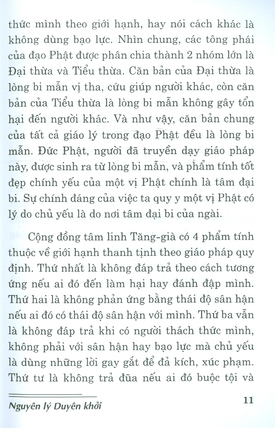 Nguyên Lý Duyên Khởi - Bài Giảng Về 12 Nhân Duyên Và Cách Vận Dụng Vào Sự Tu Tập Theo Phật Giáo Tây Tạng