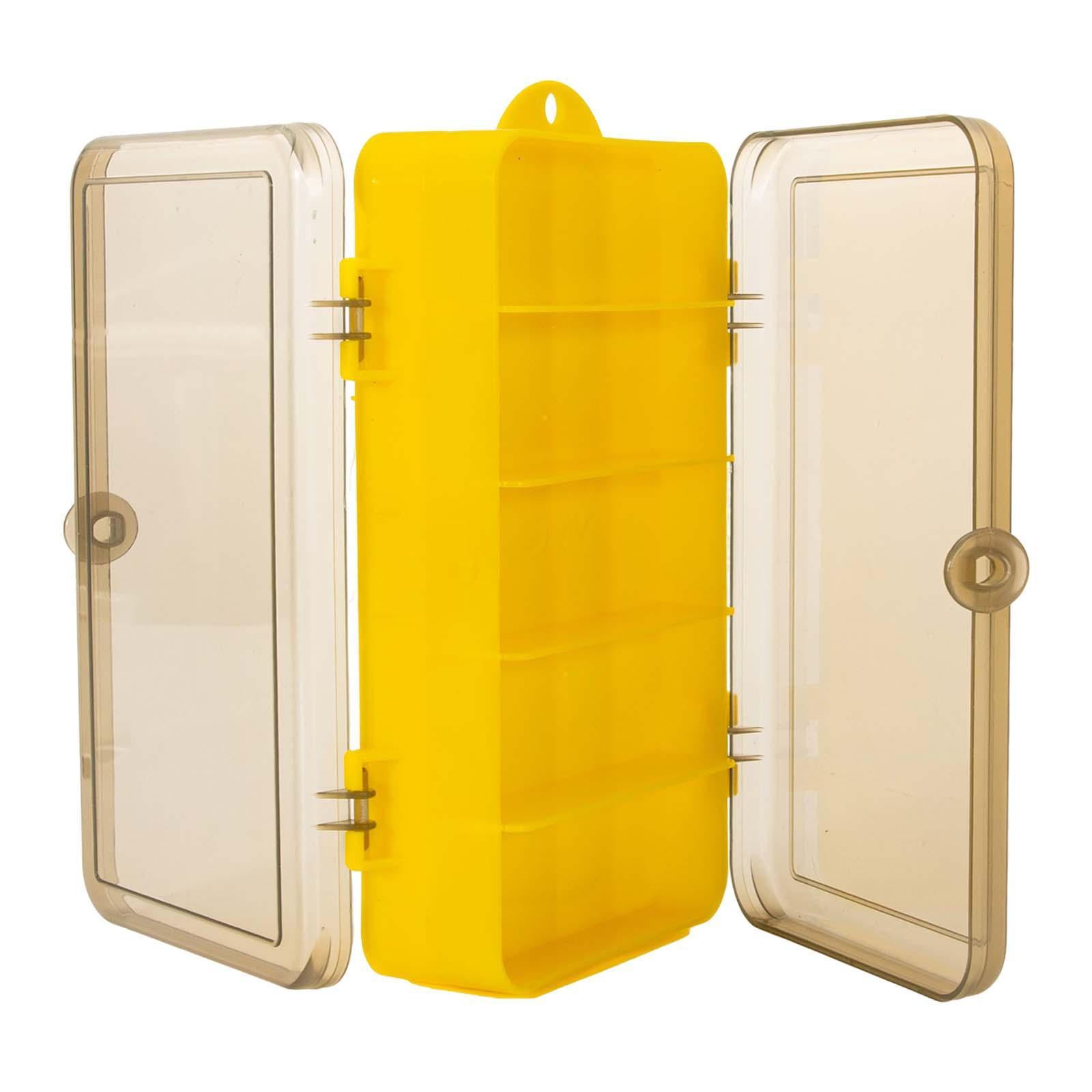 Fishing Tackle Box Double Sided Trays Container Equipment Accessories Tool