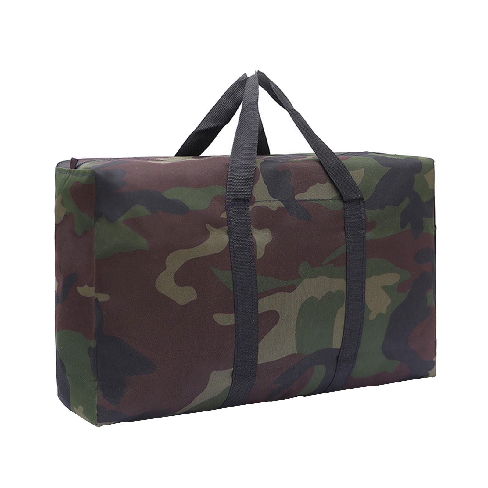Duffle Bag Sturdy Oxford Cloth Organizer Luggage for Comforters Holiday Travel Gym
