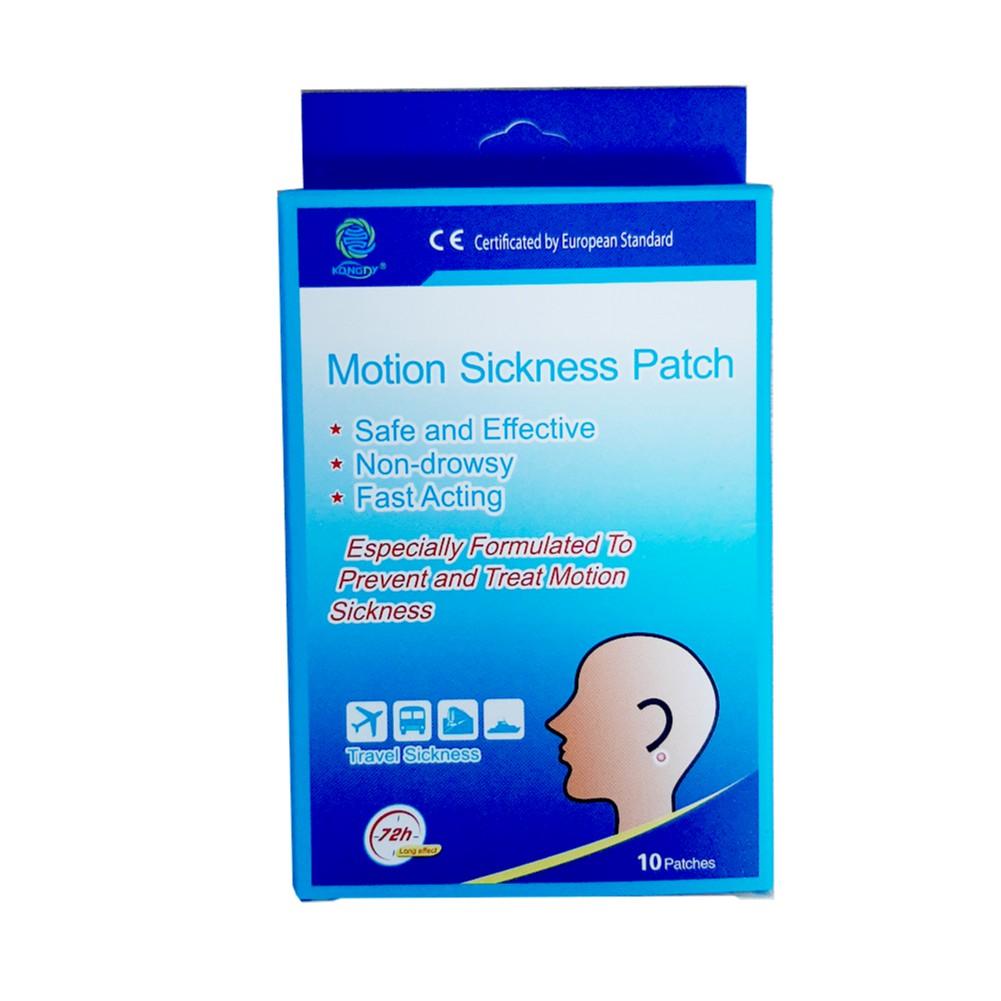 Miếng Dán Chống Say Tàu Xe Motion Sickness Patch Fobe - hộp 10 miếng