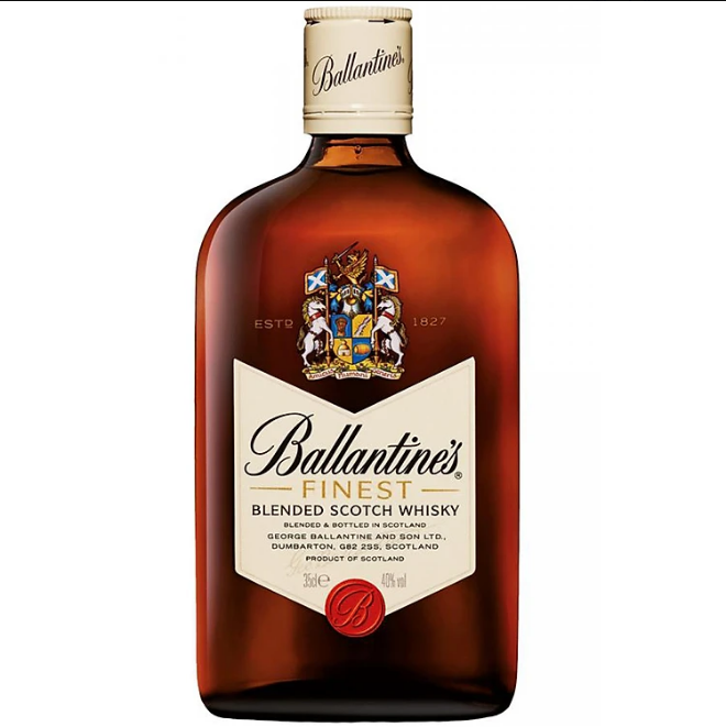 Rượu Whisky Ballantine's Finest 350ml 39% - 41% - Không Kèm Hộp