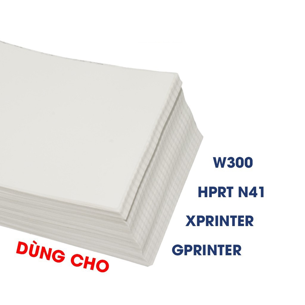 Bộ 350 tờ giấy in nhiệt 100 x 150mm , in đơn hàng TMĐT , in bill hóa đơn , giấy có keo dính tiện lợi phù hợp mọi điều kiện môi trường