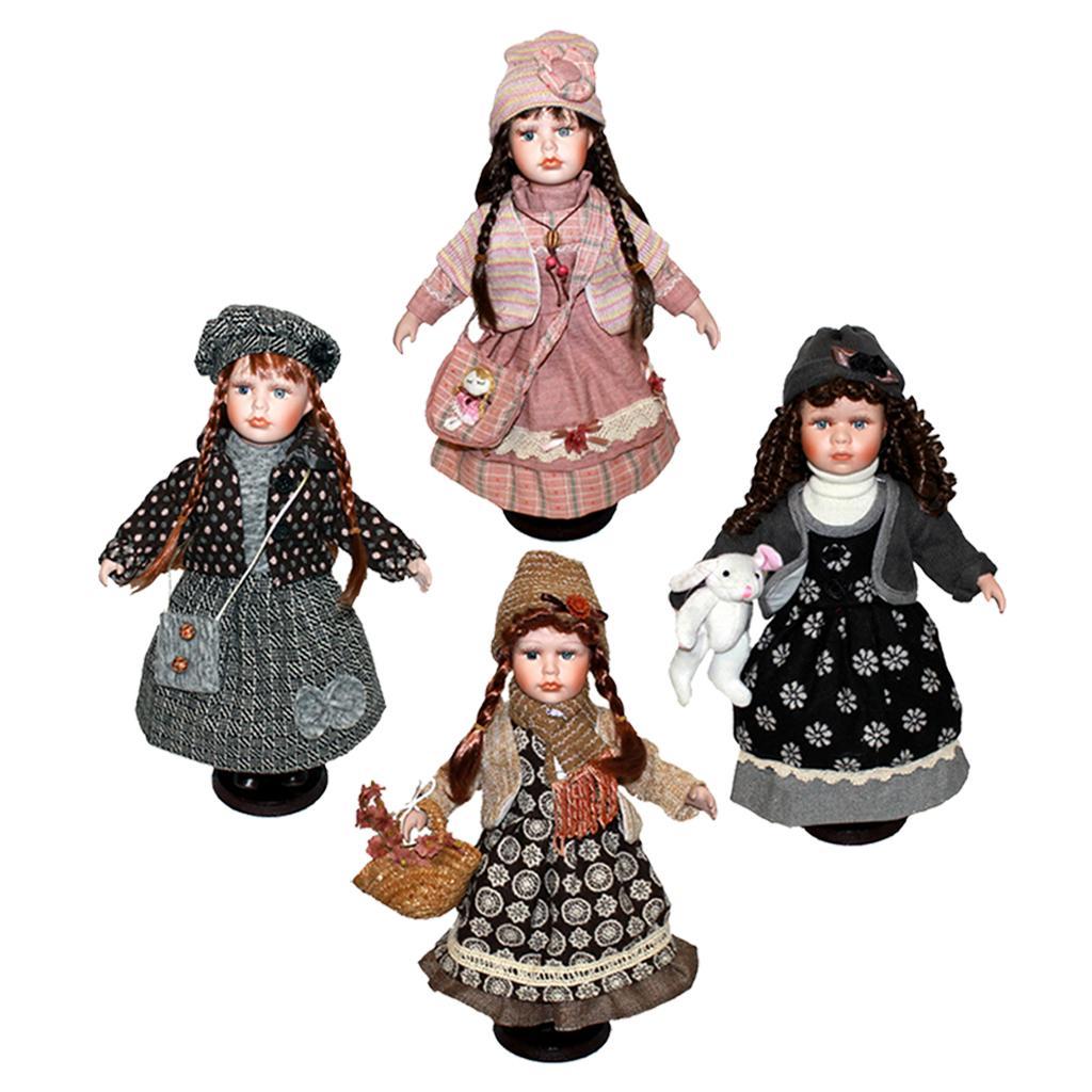 Vintage Elegant Porcelain Doll Splicing Doll 40cm