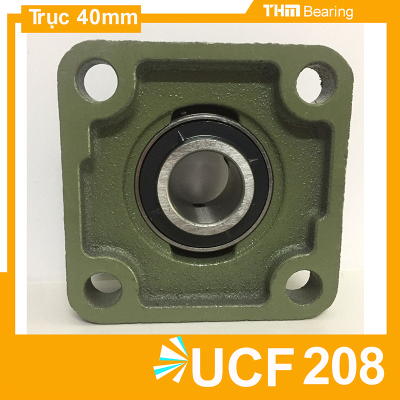 Gối Đỡ Vòng Bi trục ngang 40 mm UCF208