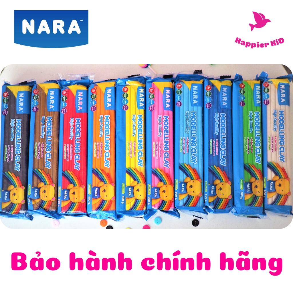 Siêu tiết kiệm Túi 0.5KG đất nặn Thái Lan Nara, mềm và không khô suốt 3 năm, an toàn, làm từ bột bắp, đất sét 500g