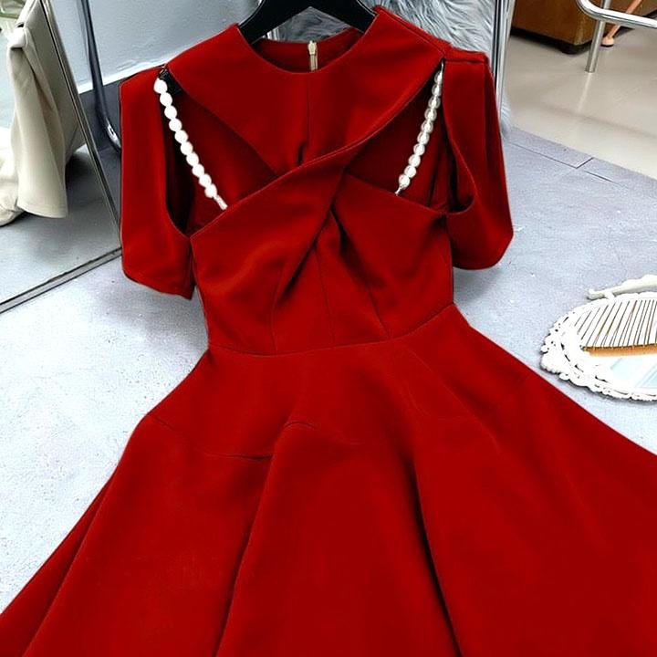 Đầm Bigsize phối cườm Hotgirl ChubbyBigsize