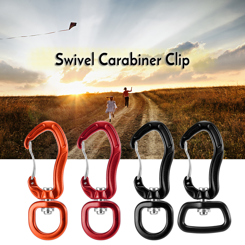Móc khóa đa năng, Kẹp Carabiner xoay 360 độ
