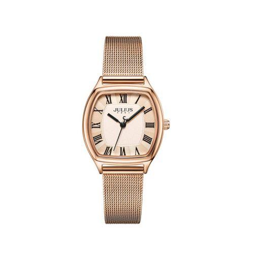 Đồng Hồ Nữ JA-1242B Julius Hàn Quốc Dây Thép