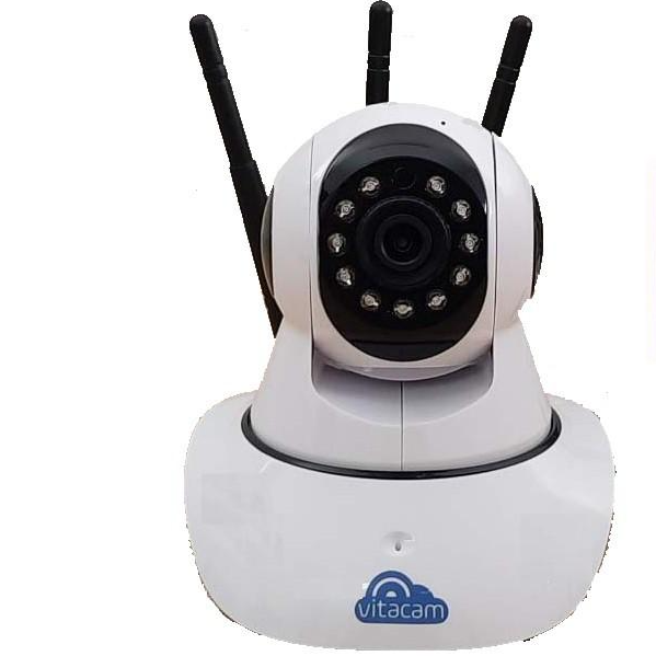 Camera IP Wifi Vitacam C780 3 Râu 2.0M HD 1080P 11 đèn hồng ngoại đàm thoại 2 chiều (Trắng) HÀNG CHÍNH HÃNG