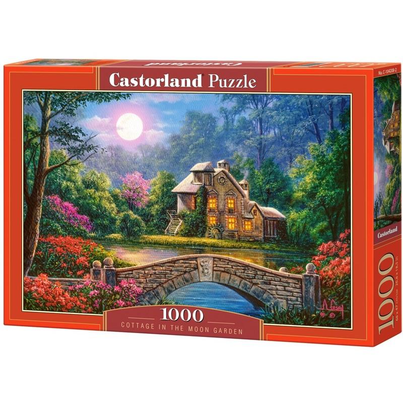 Xếp hình puzzle khu vườn đêm trăng 1000 mảnh CASTORLAND C-104208
