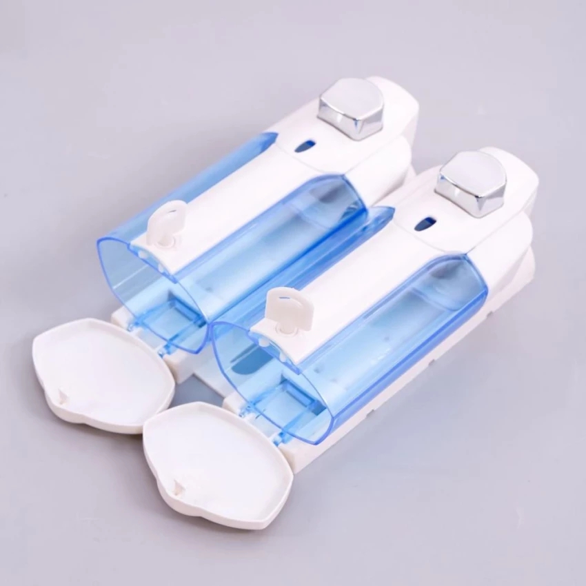 Hộp đôi đựng nước rửa tay xà phòng treo tường giá gắn đôi x 330ml