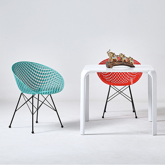 Ghế Nhựa Đan Lưới Nghệ Thuật Ngồi Cafe Phong Cách Hiện Đại, Ghế Cafe Phòng Trà Thư Giãn Ngoài Trời Decor Cực Đẹp