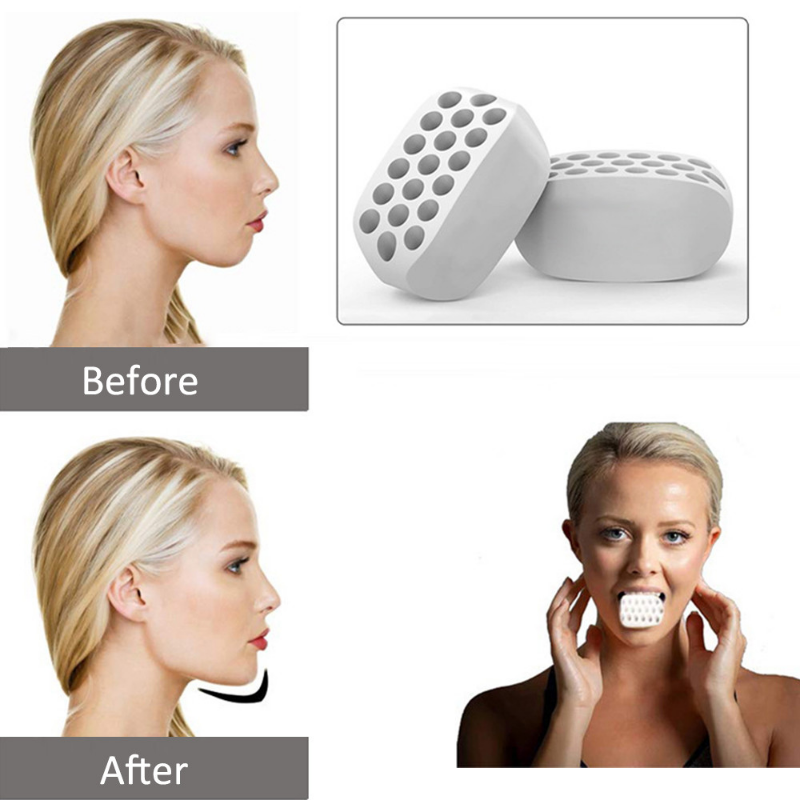 1/2pcs hàm Line Nhai Ball Jaw Lineser Ball Ball Jaw Line Huấn luyện viên khuôn mặt tập thể dục cơ thể Thiết bị tập thể dục Thiết bị tập thể dục Color: G 1 pcs storage box