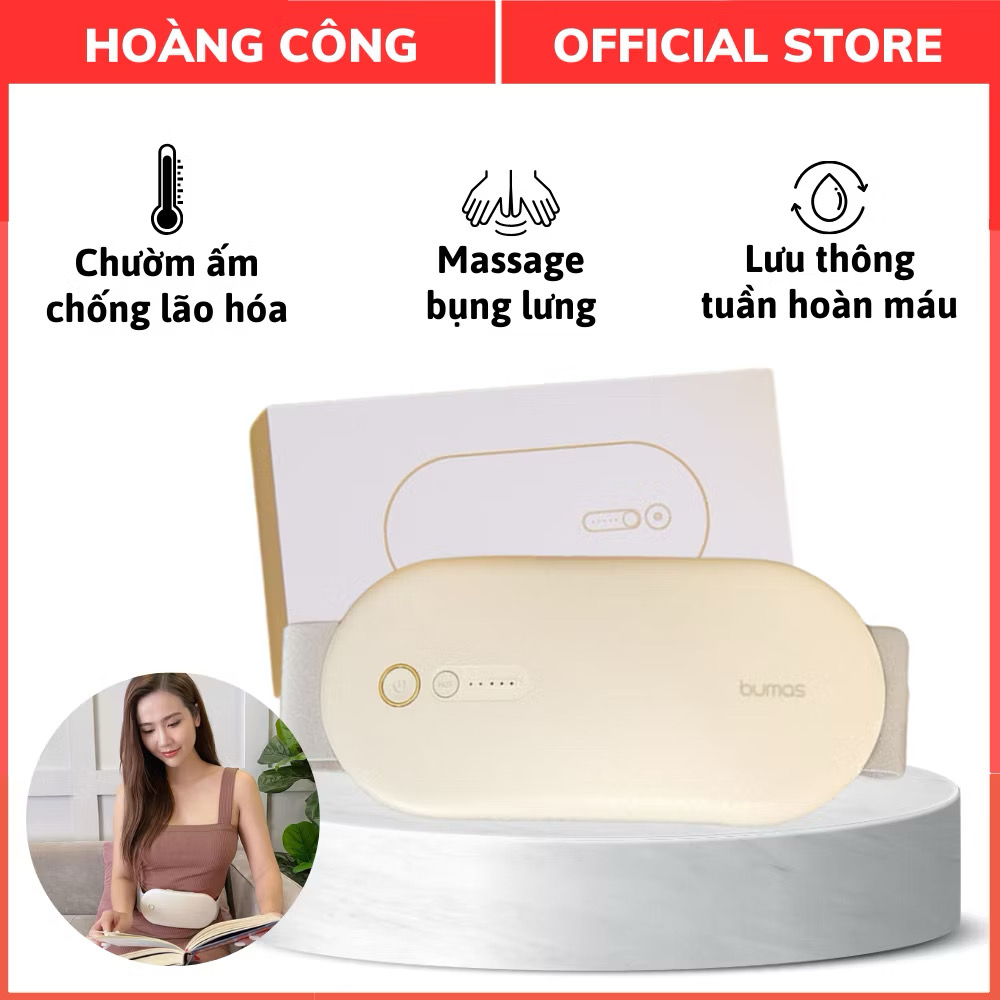 [MẪU MỚI 2025] Máy Massage Giảm Đau Bụng Kinh  LS01 - Hỗ Trợ Chống Lão Hoá Da Sau Sinh.