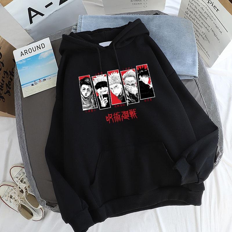 Áo Hoodie In Hình Team Jujutsu Kaisen Anime độc chất