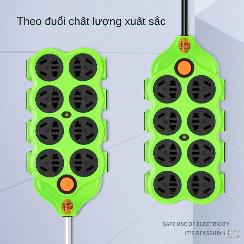 Ổ Cắm Điện 56 Lỗ Thông Minh Đa Năng Chống Giật, Phích Điện Chống Cháy Nổ
