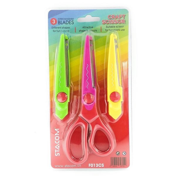 Kéo Cắt Giấy Stacom Thay Lưỡi F013CS