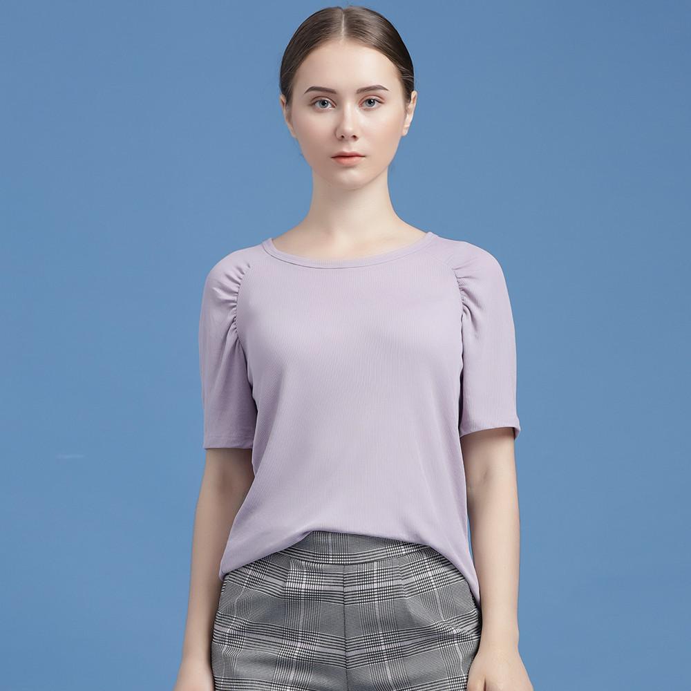 Áo thun cổ tròn nữ Callia Rosa tee tay lửng