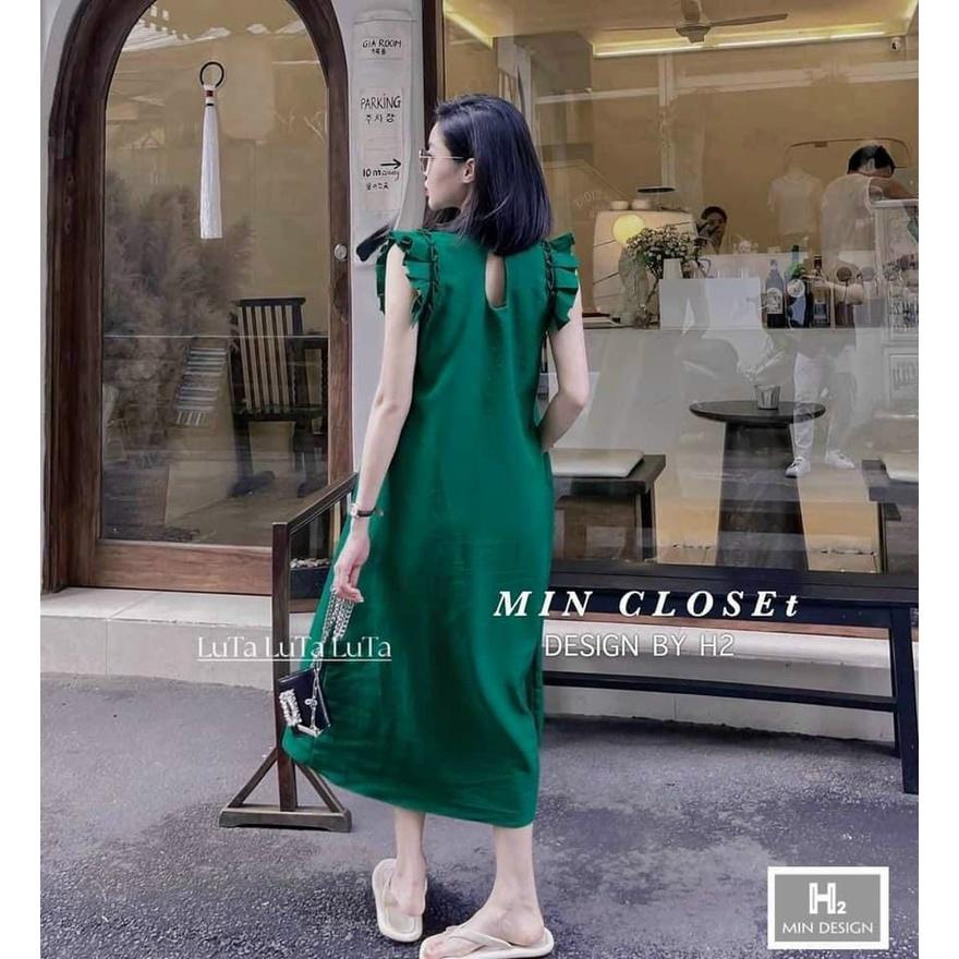 ĐẦM BABYDOLL SUÔNG DÁNG DÀI TAY LỠ KIỂU XẾP LY CỔ TRÒN CHO CÁC NÀNG IU, CÁC MẸ BẦU BÍ BẬN OKELA LUN