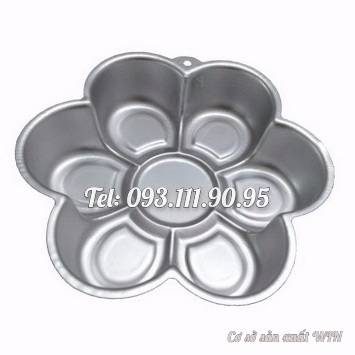 Khuôn làm bánh, rau câu hoa mai 6 cánh - Loại 26 cm – Mã số 1066