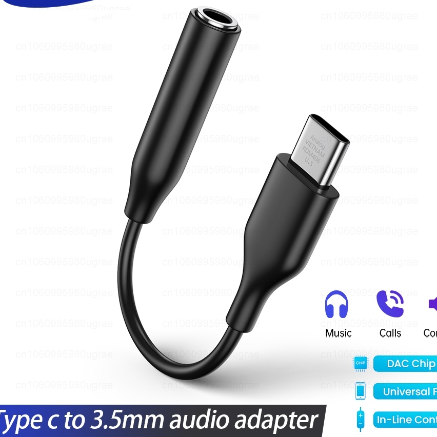 Cáp chuyển đổi cổng Type C sang jack loa 3.5mm - Cáp Type C to 3.5mm giúp kết nối điện thoại cổng type C với dây loa jack 3.5mm tiện lợi - Hàng nhập khẩu