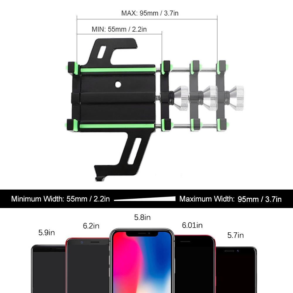 Giá đỡ điện thoại xe đạp bằng hợp kim nhôm