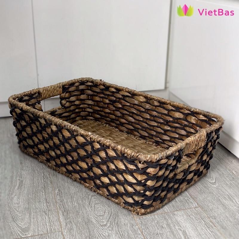 Khay lục bình VIETBAS hình chữ nhật MAU20