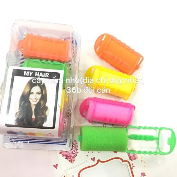 Lô quấn tóc xoăn không dùng nhiệt bằng mút kích thước 3,5cm đến 4,5cm