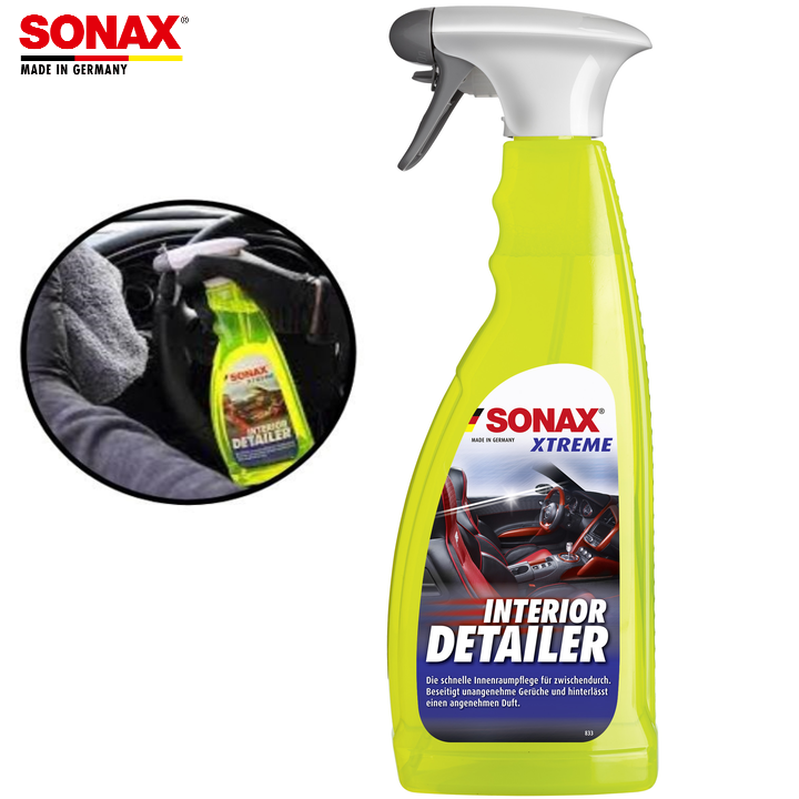 Dung dịch vệ sinh và bảo dưỡng nội thất ô tô Sonax 220400 Xtreme Interior Detailer - Hàng Nhập Khẩu