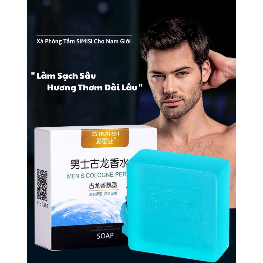 Xà Bông Cục hương nước hoa 3 IN 1 cho nam/nữ, kiềm dầu làm sạch da,Diệt Khuẩn Bảo Vệ Vượt Trội