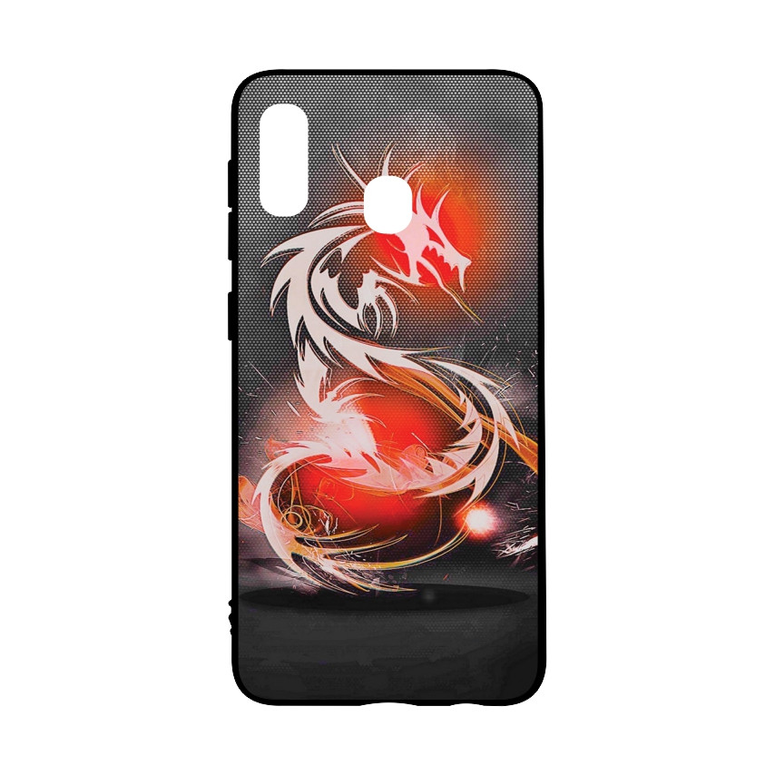 Ốp lưng kính cường lực cho Samsung Galaxy A20 in hình 3D - mẫu 15