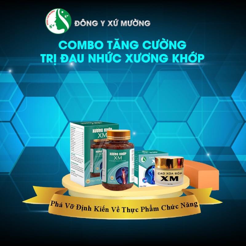 Xương Khớp XM Hỗ Trợ Giảm Đau Nhức Xương Khớp , Thoái Hoá Khớp, Đau Mỏi Vai Gáy Tặng Kèm Cao Xoa Bóp XM
