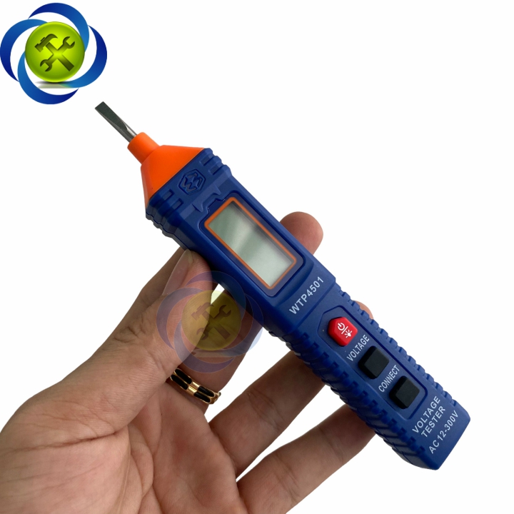 Bút thử điện 12V-250V WADFOW WTP4501 màn hình hiển thị số