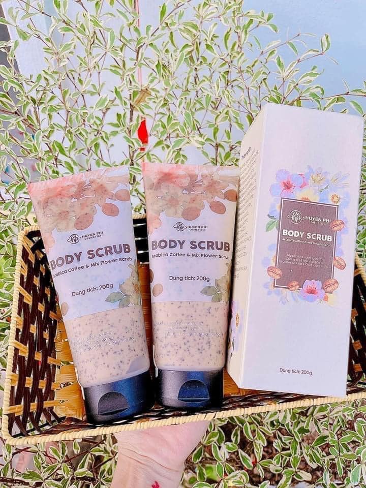 BODY SCRUB Tẩy Tế Bào Chết Huyền Phi , tăng hiệu quả làm sạch sáng da, kích thích tái tạo da