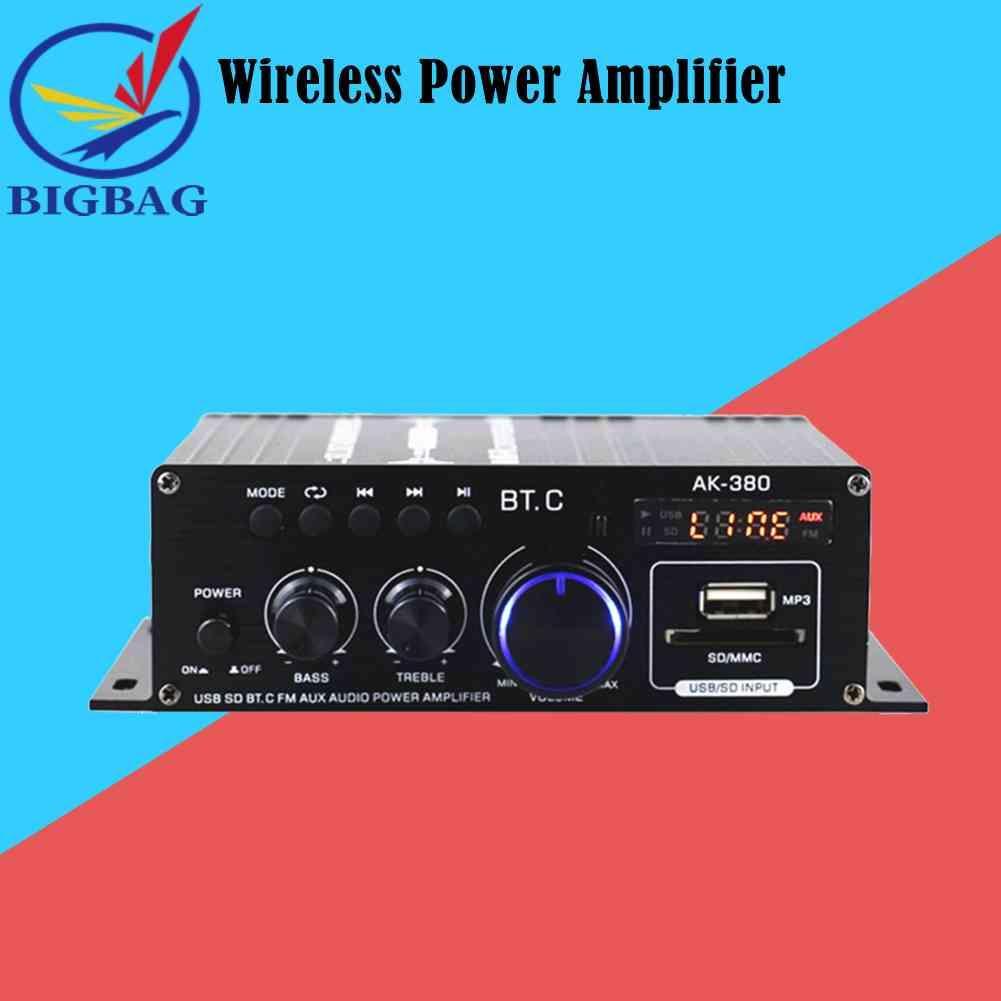 Bộ Khuếch Đại Âm Thanh Bluetooth AK380 12V 2 Kênh HIFI Chuyên Dụng Cho Gia Đình