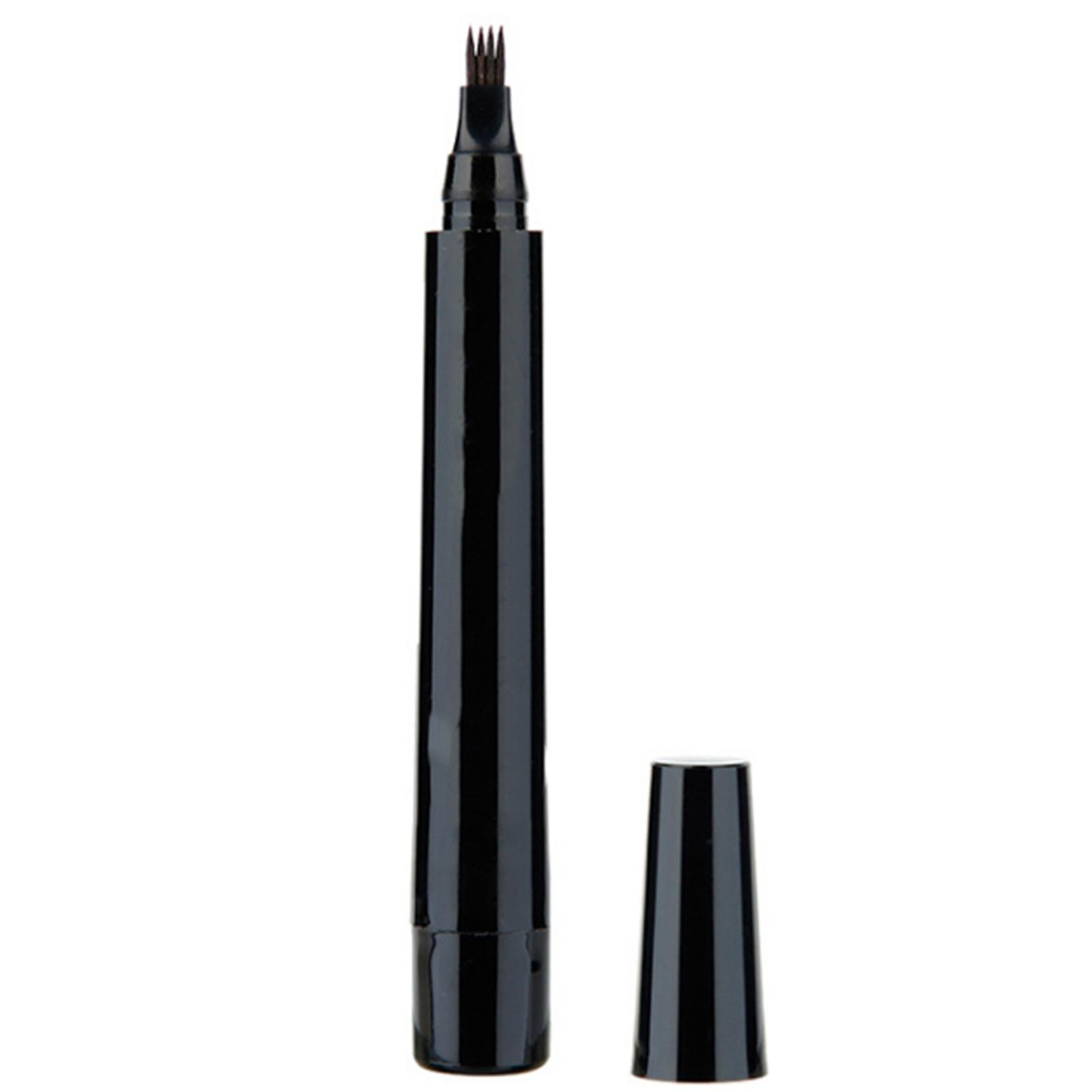 2xEyebrows Beard Pen Filler Beard Brush For Men Sweat Proof Black