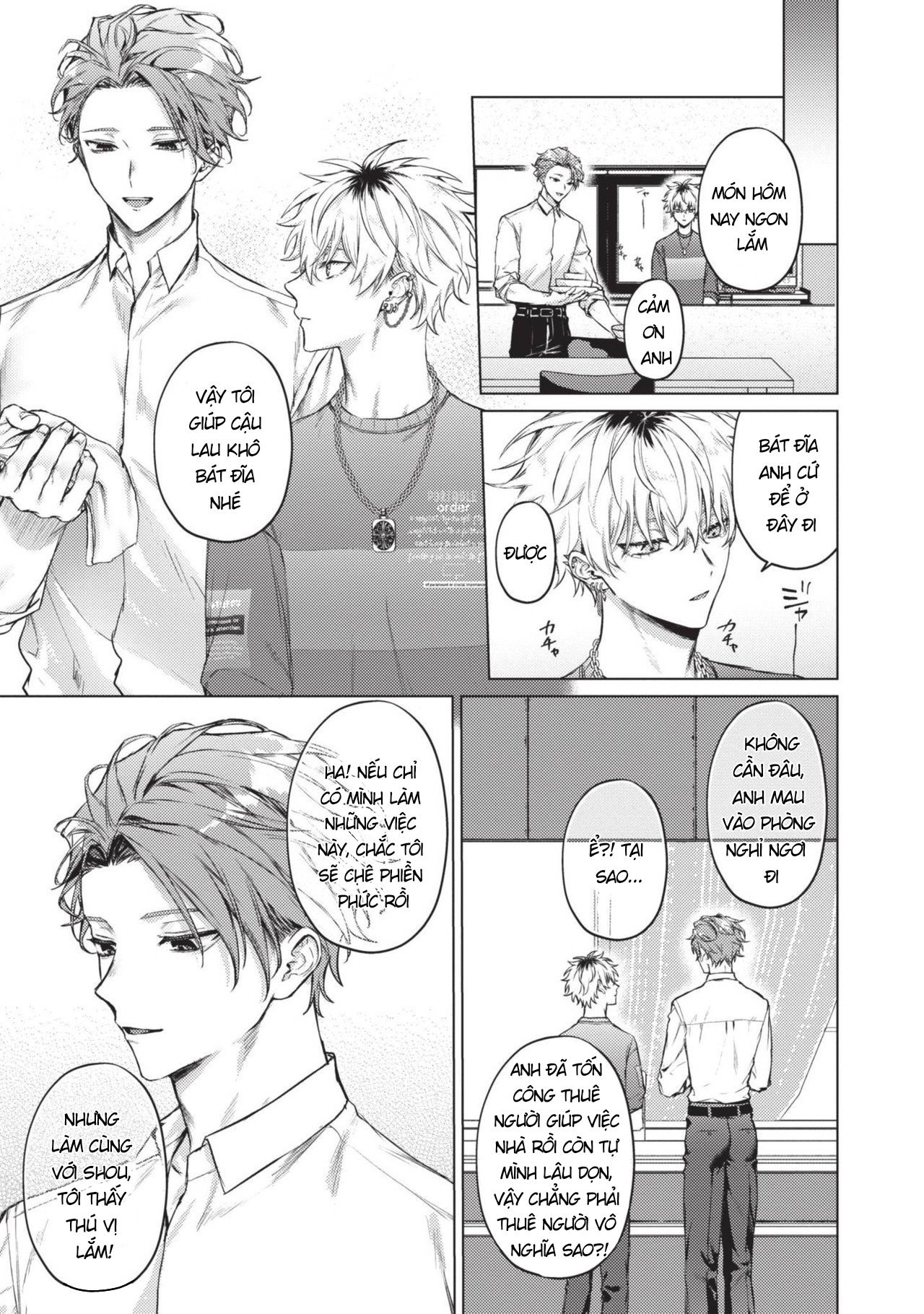 mèo nhỏ dưới ánh hoàng hôn chapter 2 3