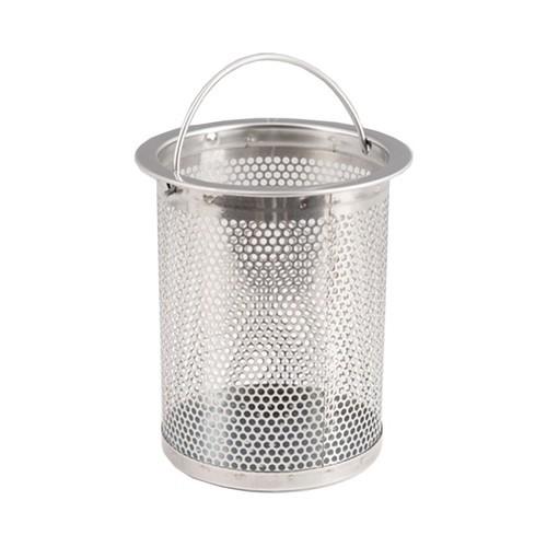 Giỏ Lọc Cặn Rác Bồn Rửa Chén Bát Bằng Inox Kèm Nắp Đậy Chặn Rác