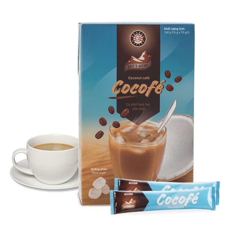Cà phê sữa DỪA COCOFÉ REXSUN - 160g