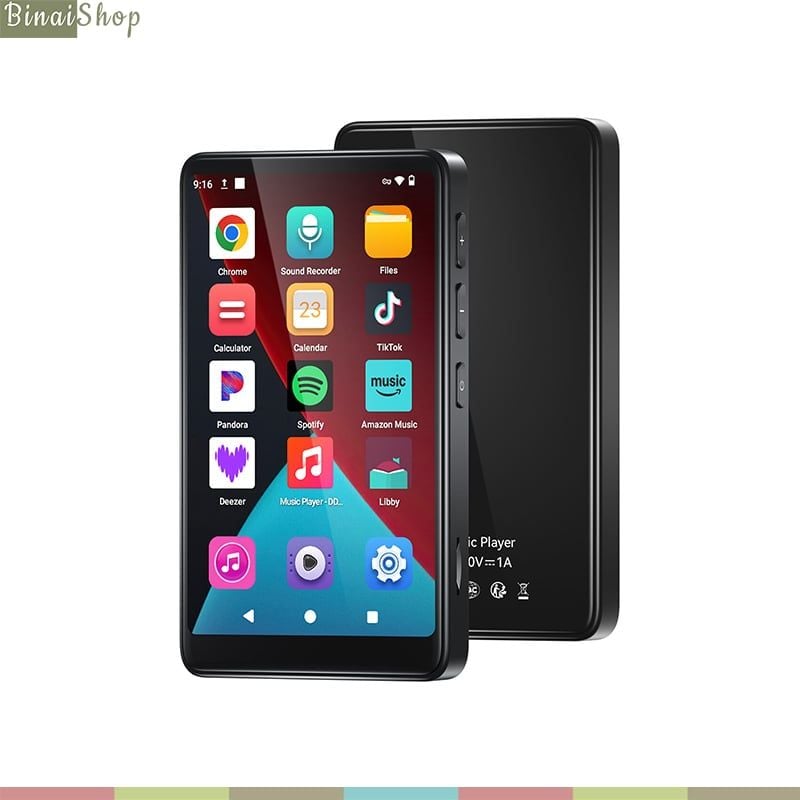 Ruizu D65 - Máy Nghe Nhạc HiFi Lossless Android 14, Ram 4GB+64GB, Hỗ Trợ Wifi - Bluetooth 5.0, Xem Video 1080P - Hàng chính hãng