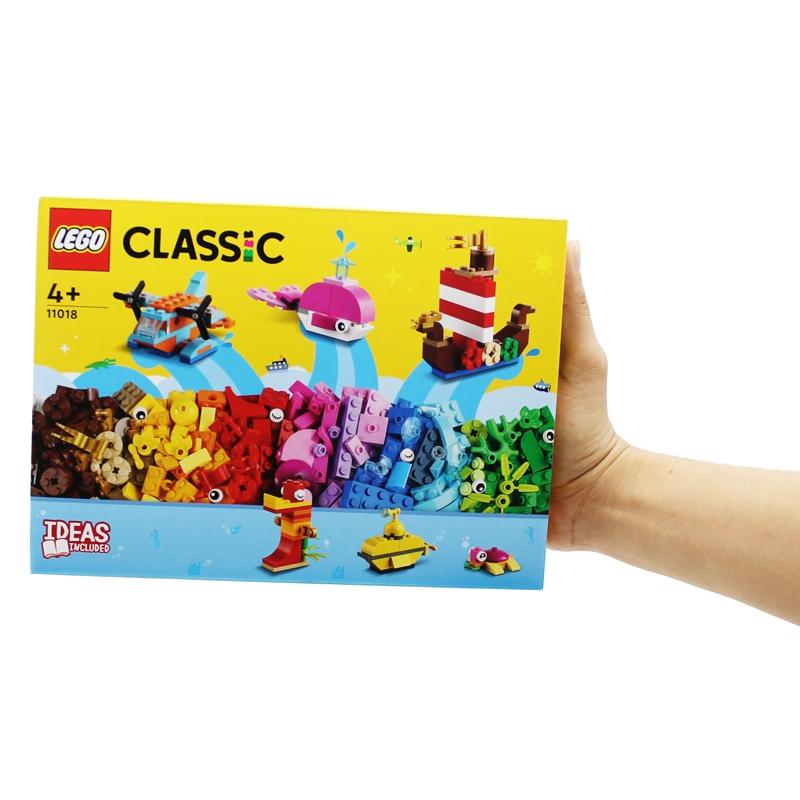 Đồ Chơi Lắp Ráp Lego Classic 11018 - Creative Ocean Fun (333 Mảnh Ghép)