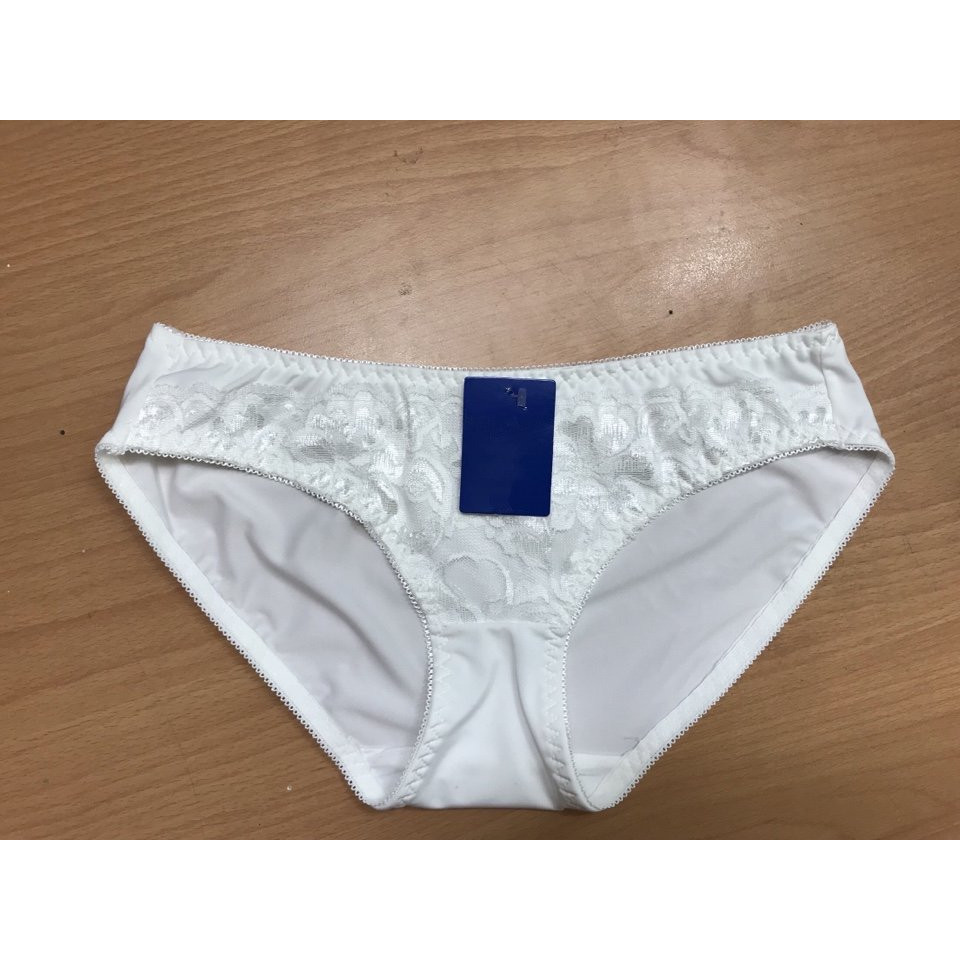Combo 10 quần lót thun lạnh ren trước Nhiều màu hàng việt nam - 5 Da & 5 Trắng Size XL