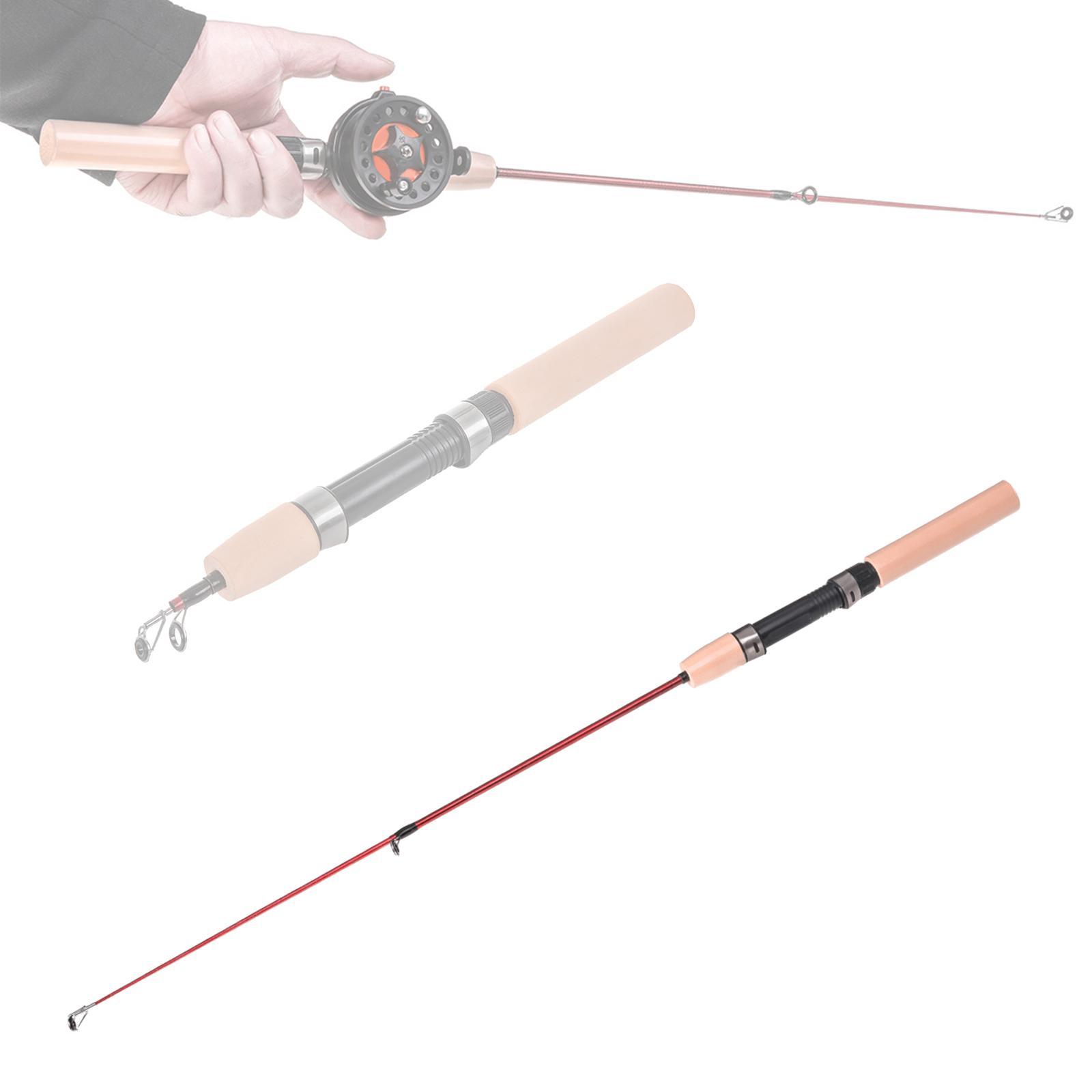 Telescopic Fishing Rod Mini Ultralight Ice Fishing Rod Pole Fishing Tackle Accessories