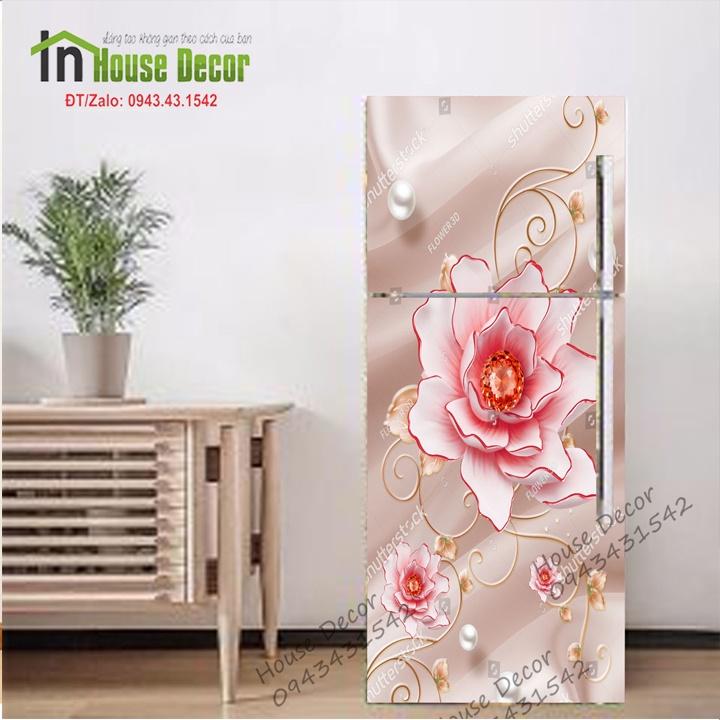 Decal dán tủ lạnh, Tranh dán tủ lạnh Độ Bám Dính Cao, Lau Chùi Thoải Mái - 1717306210